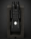 dangling-ledge figurine + illuminated face